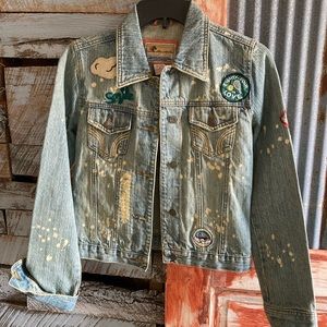 Super cool and funky Jean jacket